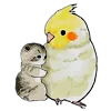 🐱 Эмодзи «≽^•⩊•^≼ котики ≽^•⩊•^≼» для Telegram