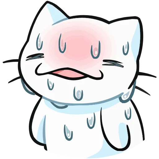 🥵 Эмодзи «Кисятки на отдыхе» для Telegram