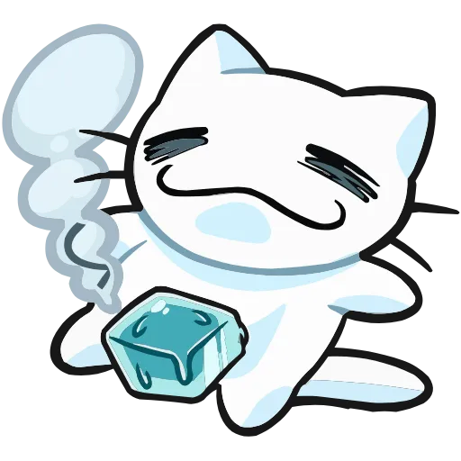 🧊 Эмодзи «Кисятки на отдыхе» для Telegram
