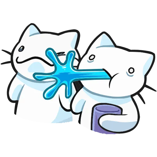 😱 Эмодзи «Кисятки на отдыхе» для Telegram