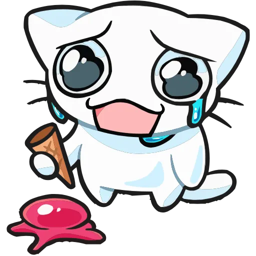 😭 Эмодзи «Кисятки на отдыхе» для Telegram