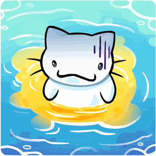 🥵 Эмодзи «Кисятки на отдыхе» для Telegram