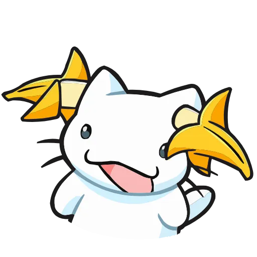 🍌 Эмодзи «Кисятки на отдыхе» для Telegram