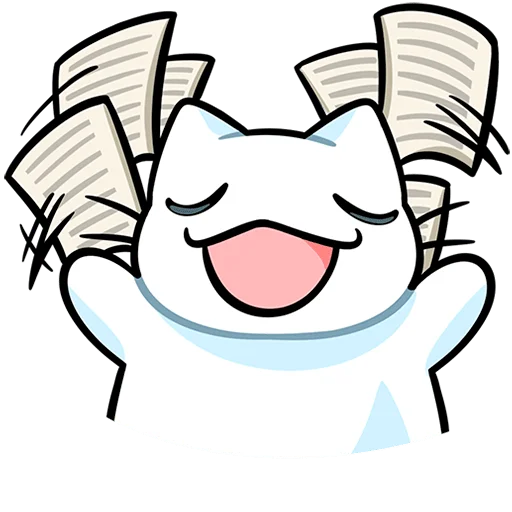 😌 Стикер «Кисятки на отдыхе Без Текста» для Telegram