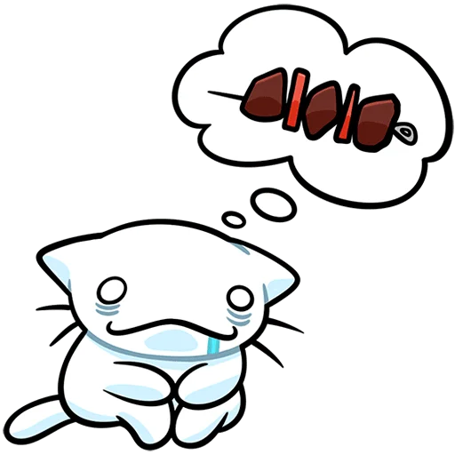 🤤 Стикер «Кисятки на отдыхе Без Текста» для Telegram