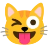 😜 Эмодзи «😏 Коты эмодзи» для Telegram