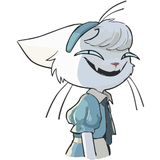😈 Эмодзи «Кошечка Мия» для Telegram