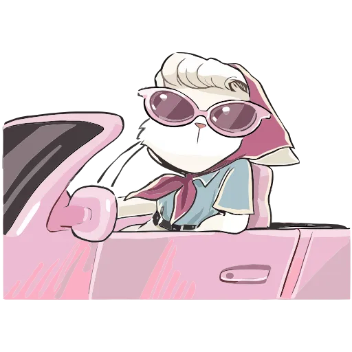 😎 Эмодзи «Кошечка Мия» для Telegram
