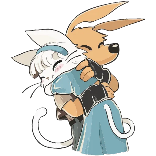 🤗 Эмодзи «Кошечка Мия» для Telegram