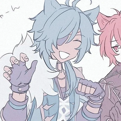 ❄️ Стикер «Kitty Kaeya» для Telegram
