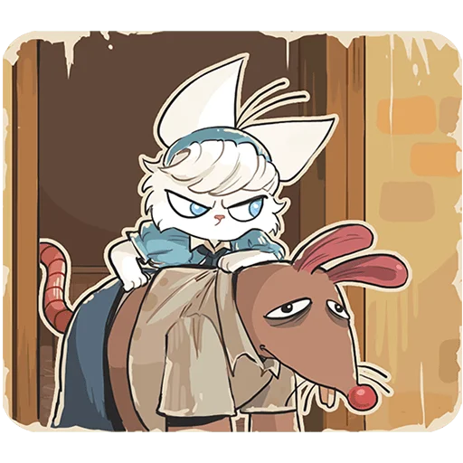 😒 Стикер «Кошечка Мия без текста» для Telegram