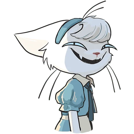 😈 Стикер «Кошечка Мия без текста» для Telegram