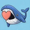 🤩 Эмодзи «Киты» для Telegram