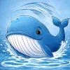 🤩 Эмодзи «Киты» для Telegram