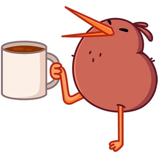 ☕️ Стикер «Киви Кивик Без Текста» для Telegram