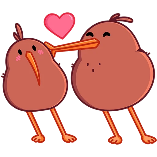 😘 Стикер «Киви Кивик Без Текста» для Telegram