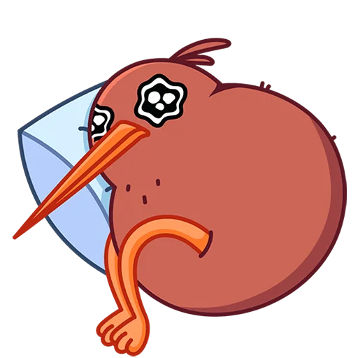 🥺 Стикер «Киви Кивик Без Текста» для Telegram