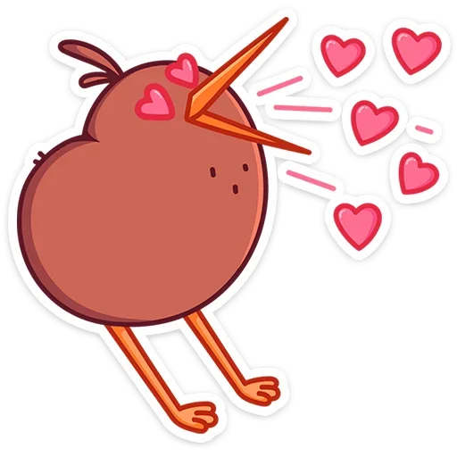 🥰 Стикер «Киви Кивик» для Telegram