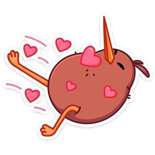 🥰 Стикер «Киви Кивик» для Telegram