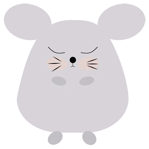 Стикерпак Cute mouse для Telegram — скачать