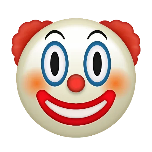 ☹️ Стикер «Клоунизм» для Telegram