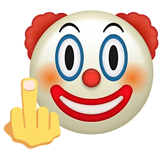 😁 Стикер «Клоунизм» для Telegram