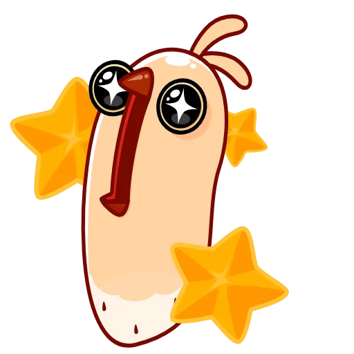 🤩 Эмодзи «Белая Клунька» для Telegram