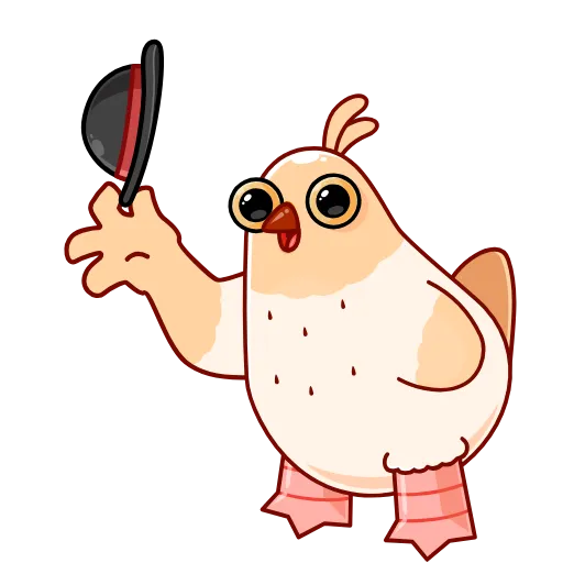 👋 Эмодзи «Белая Клунька» для Telegram