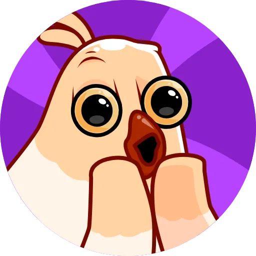 🤩 Эмодзи «Белая Клунька» для Telegram