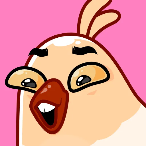 😜 Эмодзи «Белая Клунька» для Telegram