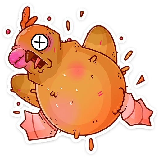 😵 Стикер «Клунька» для Telegram