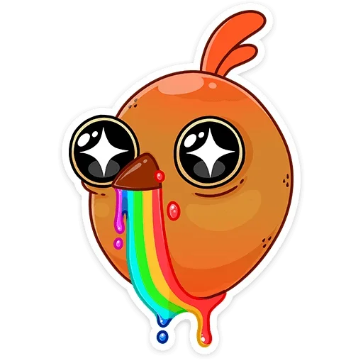 🌈 Стикер «Клунька» для Telegram