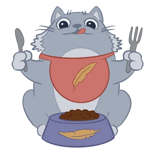 🍽 Стикер «Книга фантиков» для Telegram