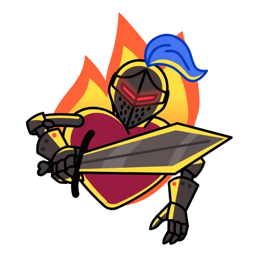 🔥 Стикер «Date Knight» для Telegram