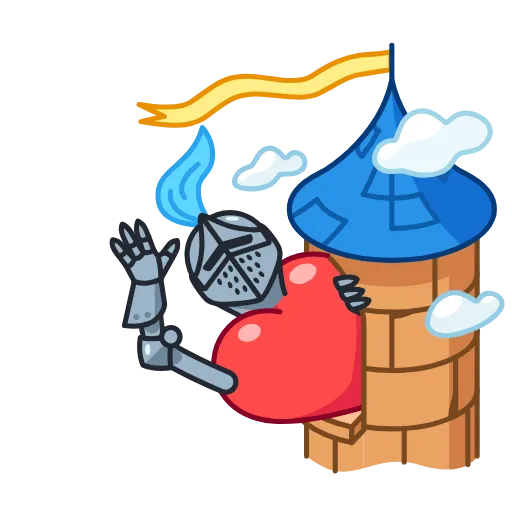 👋 Стикер «Date Knight» для Telegram