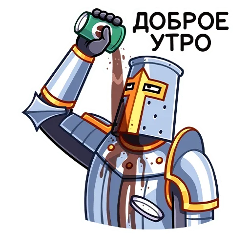 ☕️ Стикер «Найт» для Telegram