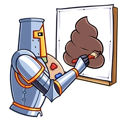 💩 Стикер «Найт» для Telegram