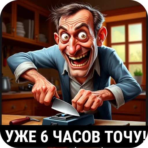 👍 Стикер «Knives» для Telegram