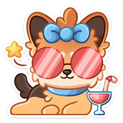 😎 Стикер «Кнопа» для Telegram