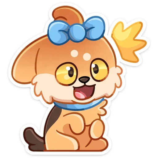 🤩 Стикер «Кнопа» для Telegram