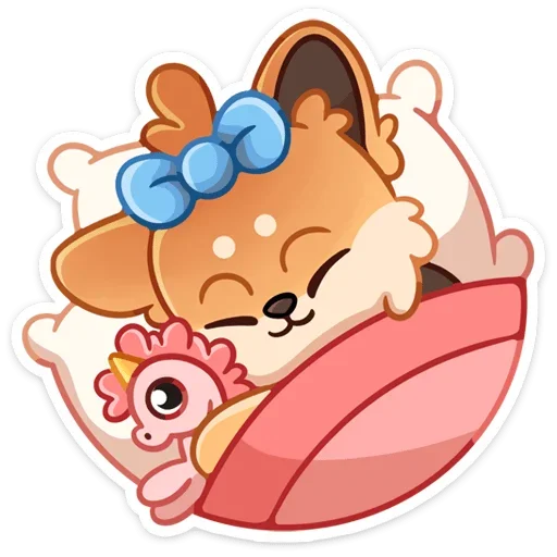 😴 Стикер «Кнопа» для Telegram