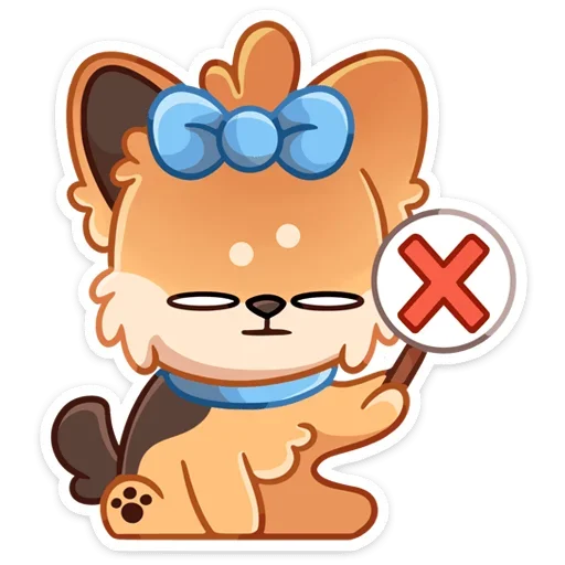 🙅‍♂ Стикер «Кнопа» для Telegram