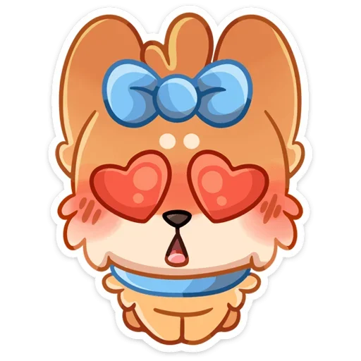 😍 Стикер «Кнопа» для Telegram