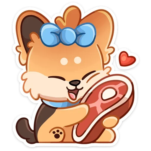 🥩 Стикер «Кнопа» для Telegram