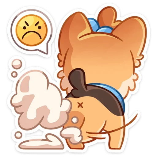 ☹ Стикер «Кнопа» для Telegram