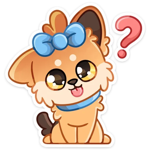 ❓ Стикер «Кнопа» для Telegram