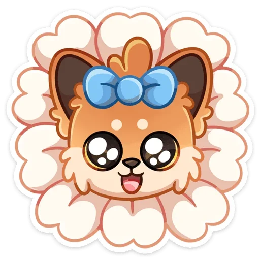 😍 Стикер «Кнопа» для Telegram