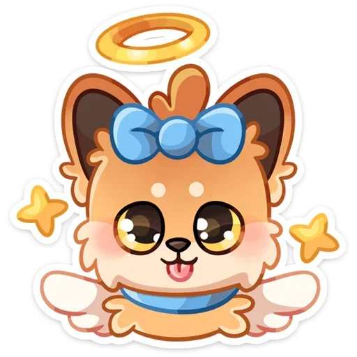 😇 Стикер «Кнопа» для Telegram