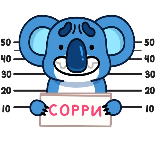 ⭐ Стикер «Коала» для Telegram