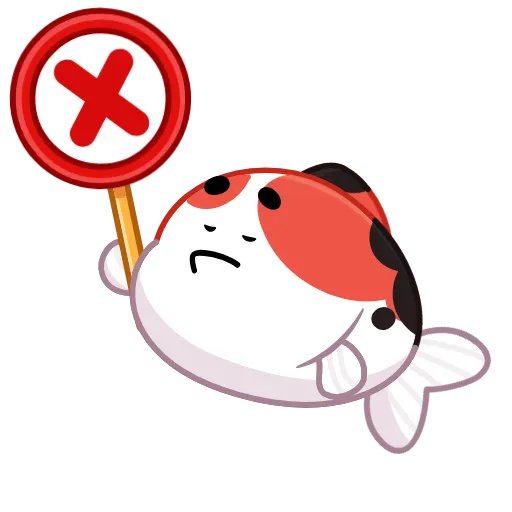 🤩 Стикер «Рыба Кои» для Telegram